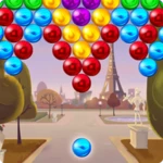 bubble shooter paris android application logo